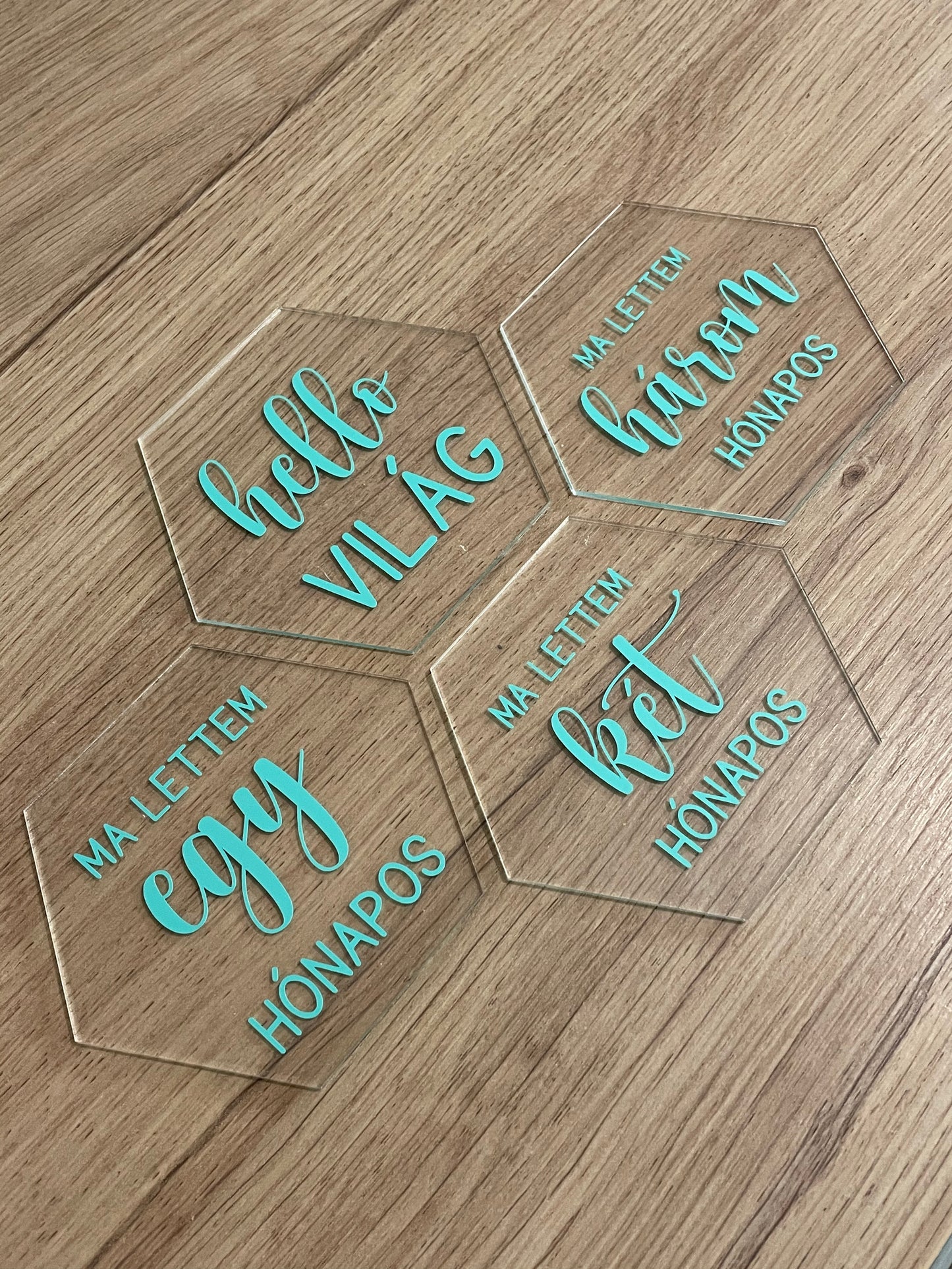 Magyar Nyelvű Akril Mérföldkő Lapocskák